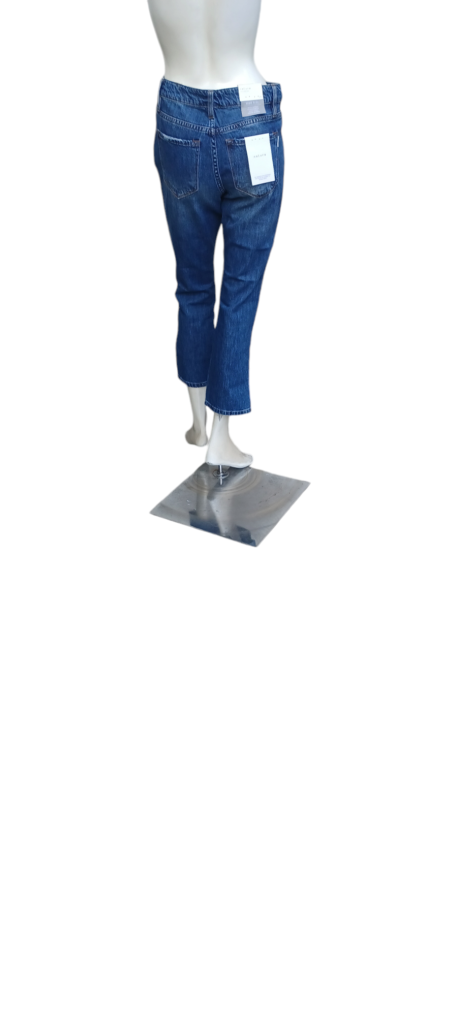 Sku 594031 Nature High Rise Straight Leg Ankle Crop Jeans Size 3/25
