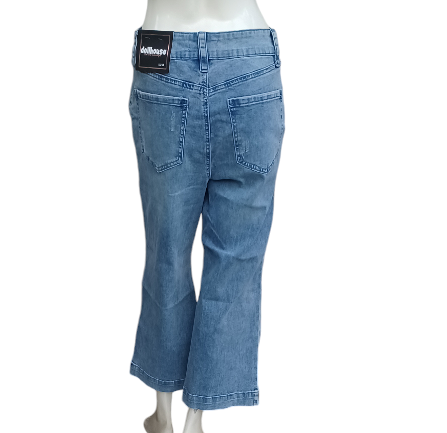 604531...NWT Dollhouse Wide Leg Jeans Size 11/12
