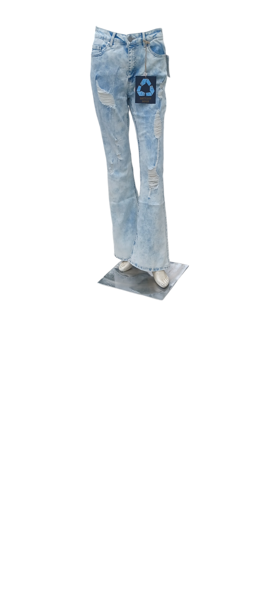 Sku 416336 Indigo Rein Curvy Flare Jeans Size 7, W27 L32-1/2