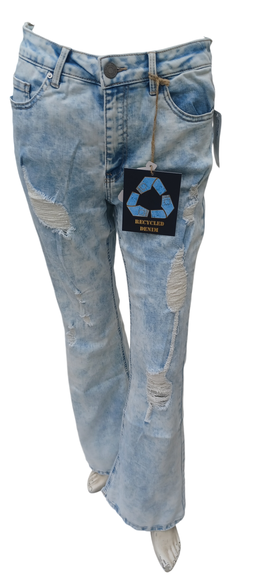 Sku 416336 Indigo Rein Curvy Flare Jeans Size 7, W27 L32-1/2