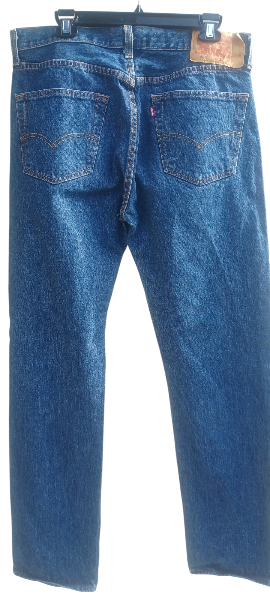5013....Preowned Levi's 501 Straight leg Jeans Size W34 L34