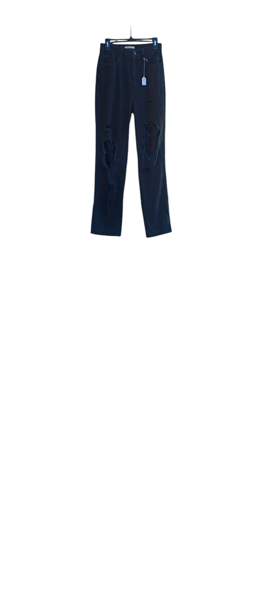 4112.....Preowned Pacsun Black Straight leg Jeans Size 27