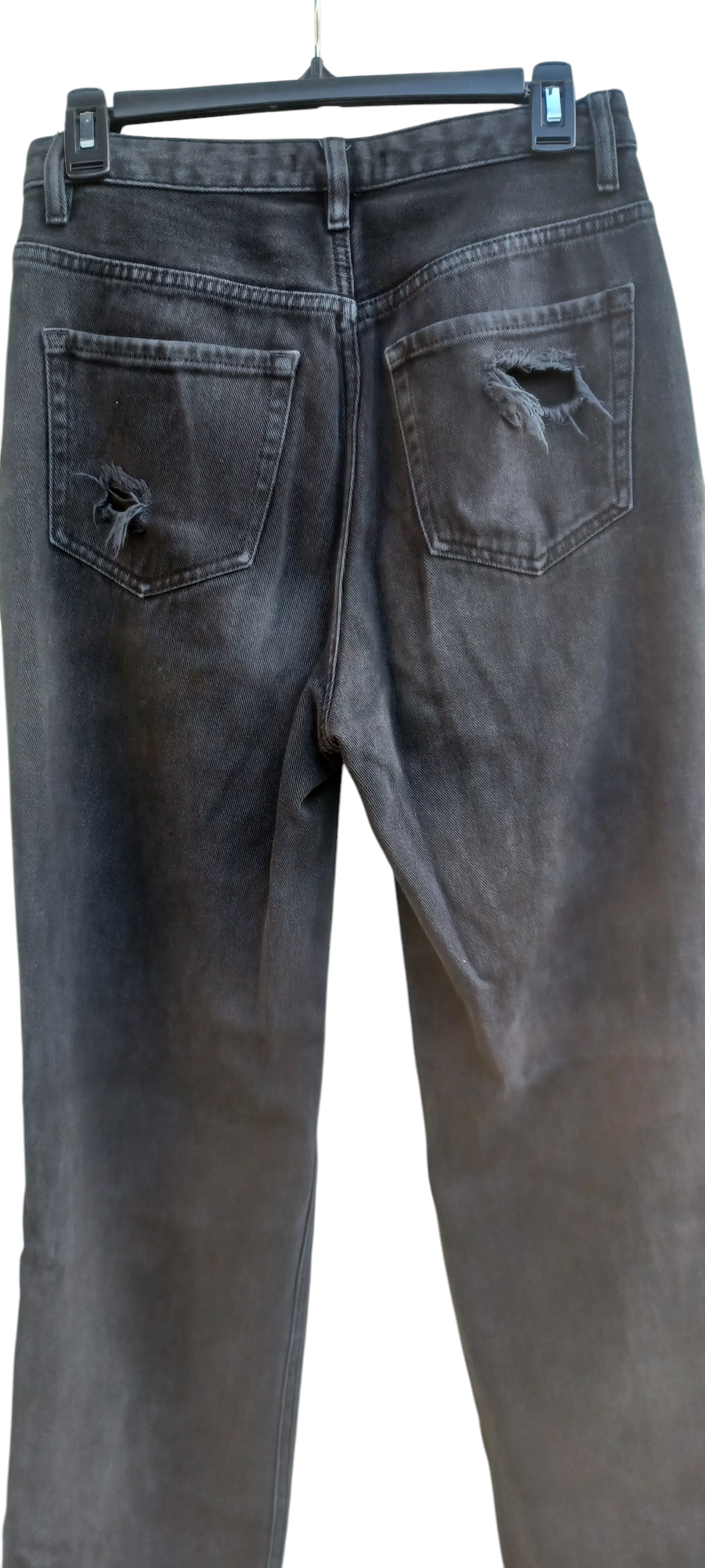 4112.....Preowned Pacsun Black Straight leg Jeans Size 27