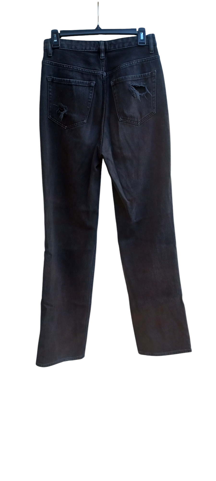 4112.....Preowned Pacsun Black Straight leg Jeans Size 27