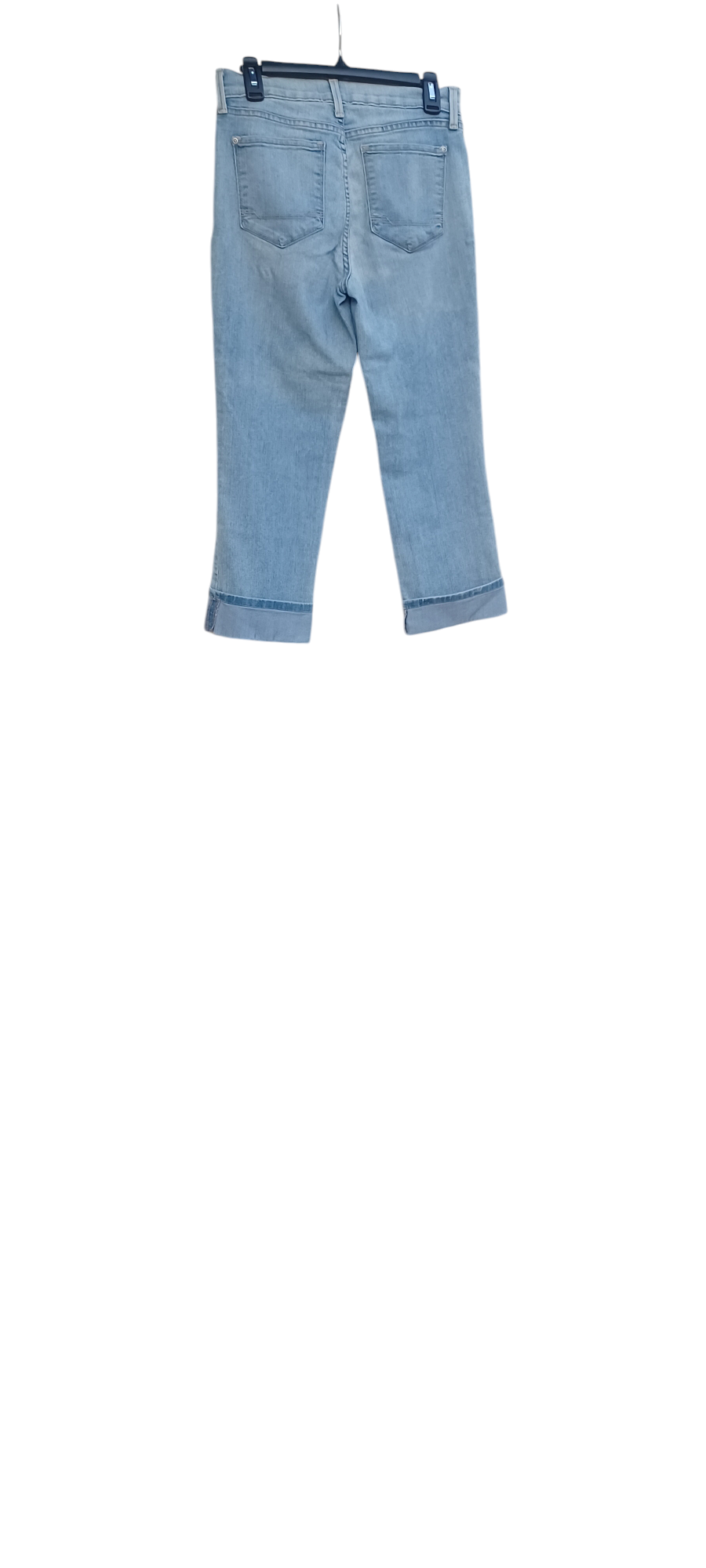 4114.....Preowned NYDJ Cuffed Cropped High Waisted Jeans Size 6