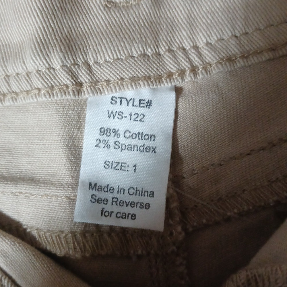 8154....NWT- Wet Seal Blue Asphalt Jean Shorts Size 1