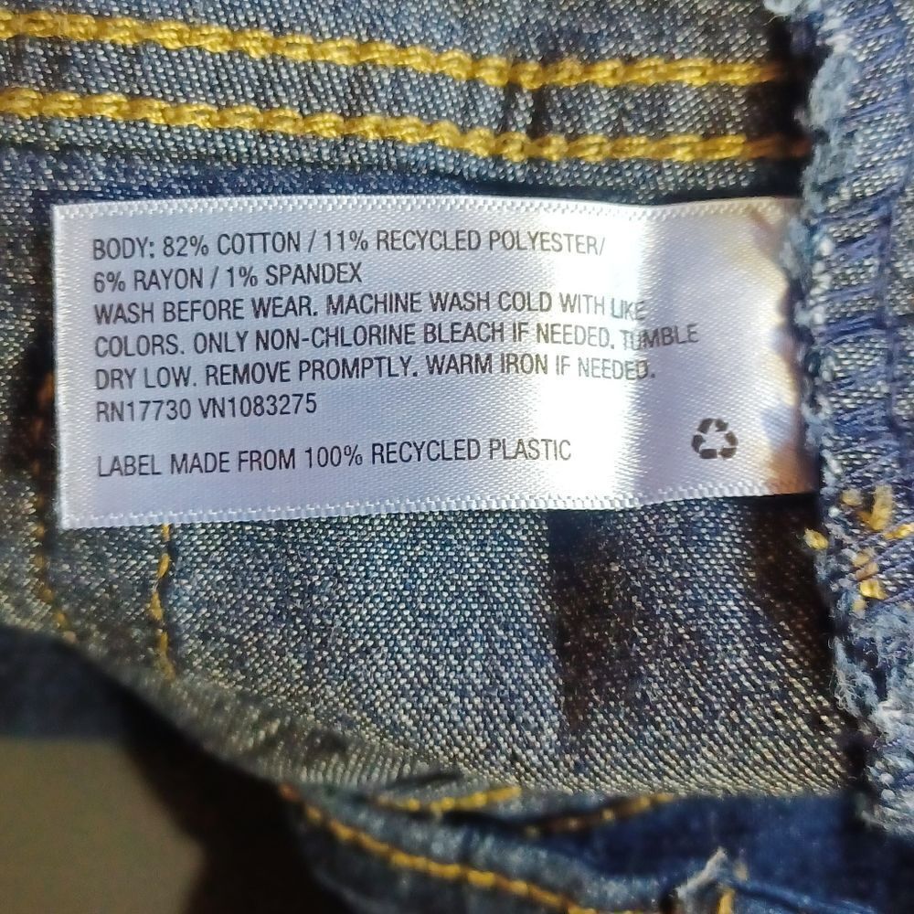 549218..Cat & Jack Straight leg Jeans Size 16Jr., W28" 28"Inseam 8 1/2"Rise