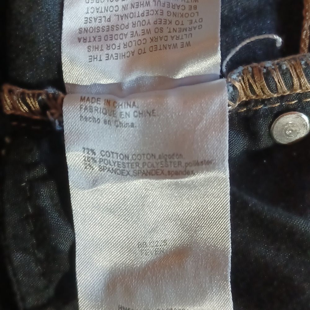 671144.....Bebe Denim Skinny Jeans Size 30, 27" Inseam 9"Rise