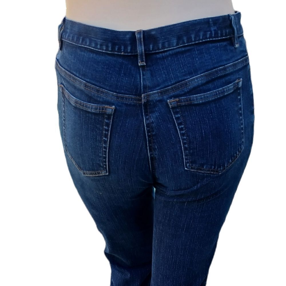54344..Ann Taylor Crop Jeans Size 12P, 32" Waist 23" Inseam 10" Rise