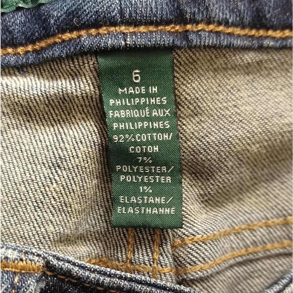 57753..Lauren Ralph Lauren Straight leg Size 6, W28" 31"Inseam 9"Rise