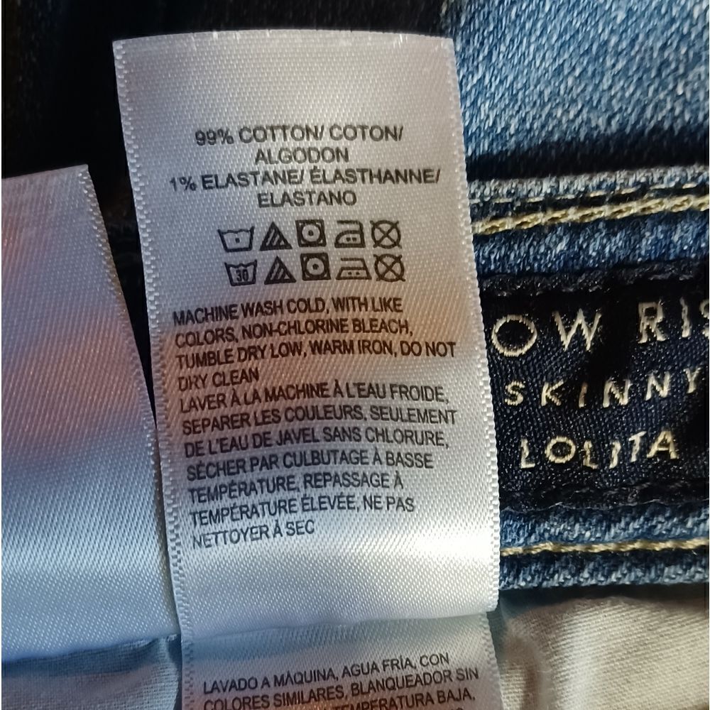 629514....Lucky Brand Skinny Jeans Size 4/27 Ankle, 7"Rise