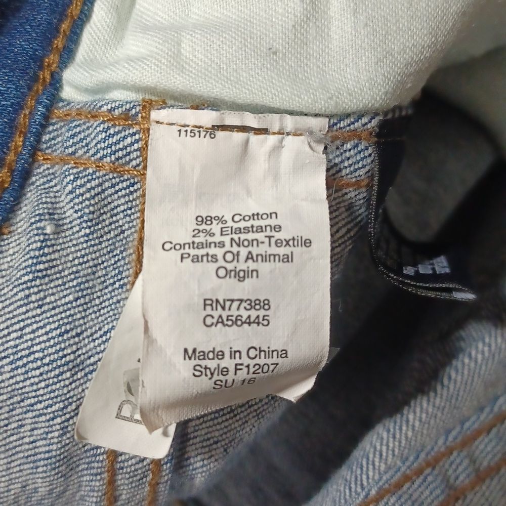 61984....Madewell Skinny Jeans Size 27, W26" 27"Inseam 9"Rise