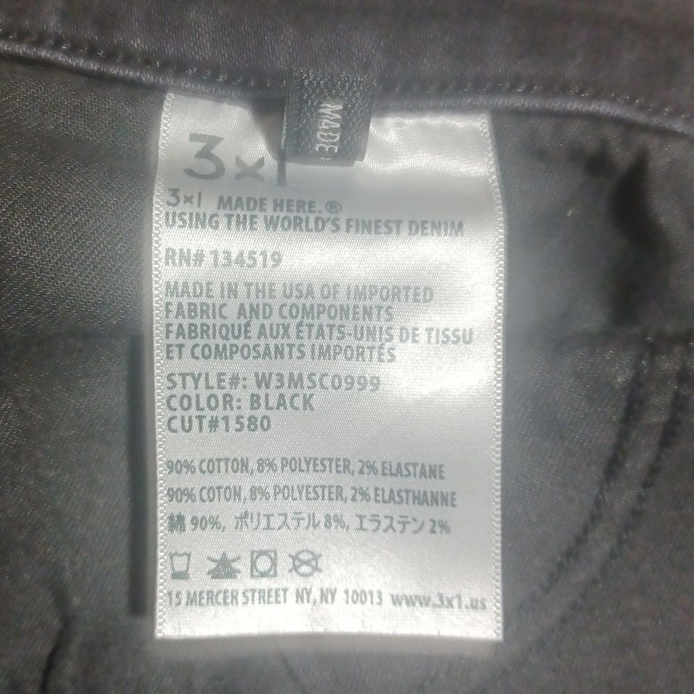 620223....NYC Skinny Jeans 3x1