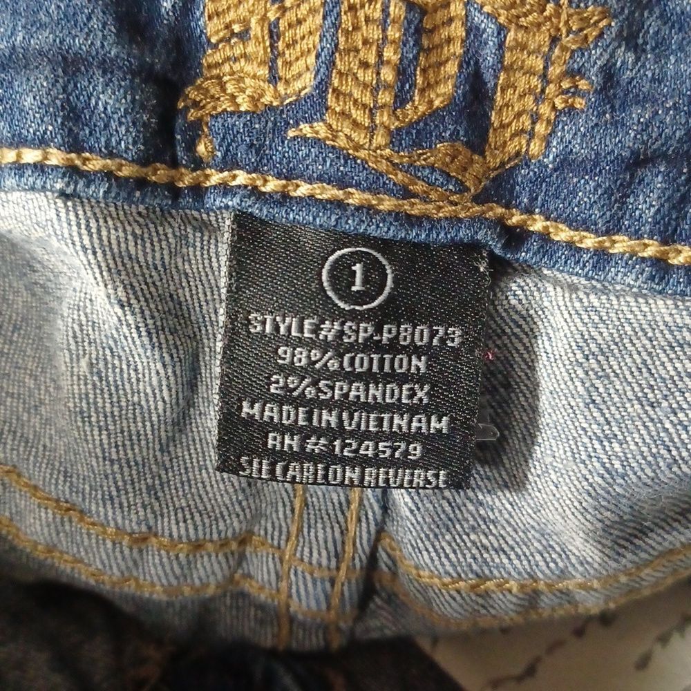 622917....Sneak Peek Skinny Jeans Size 1 Juniors, 28"W, 29" Inseam 6"Rise