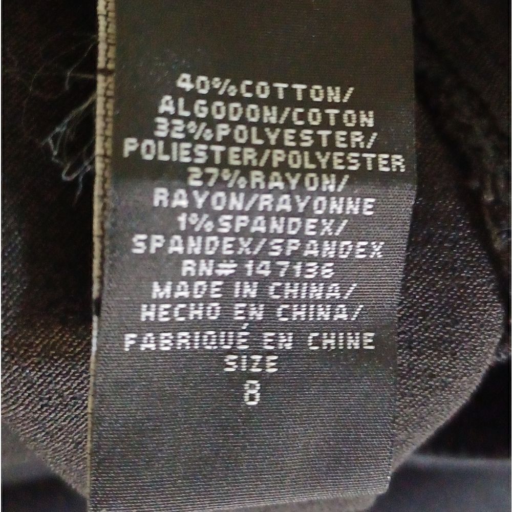 68492...1822 Denim High Rise Ankle Skinny Jeans Size 8, W27" 27"Inseam 10"Rise