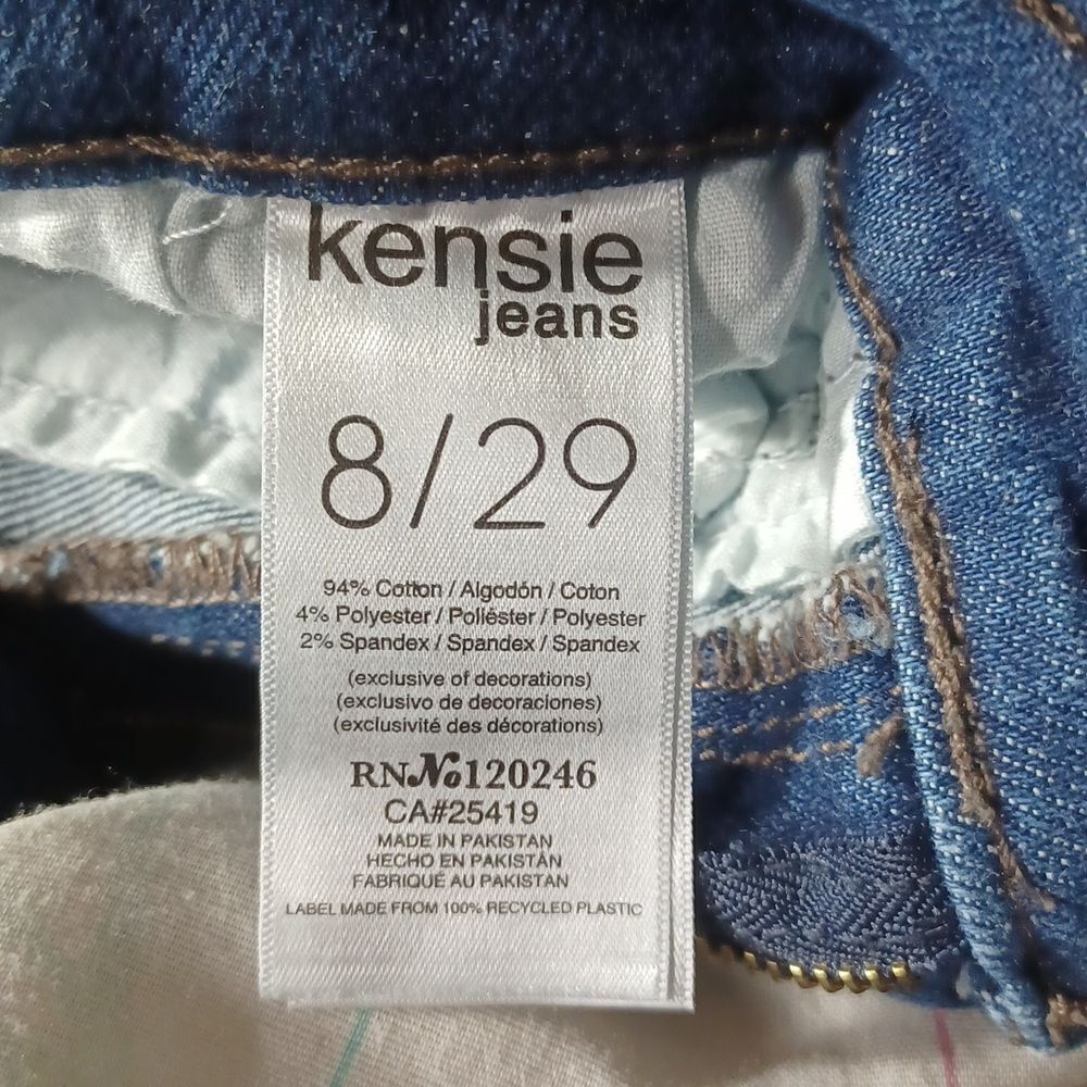 646617....Kensie High-Rise Skinny Jeans Size 8/29