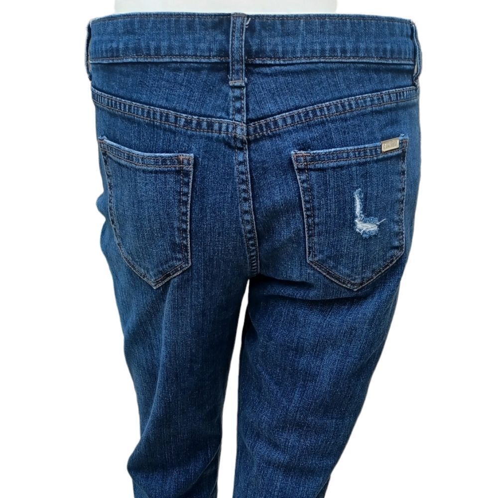 647439....JLO Jennifer Lopez Ankle Crop Jeans Size 6, W30" 25 1/2"Inseam 8"Rise