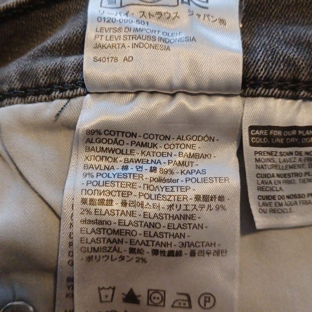 661941....Levi's Gray Shorts Size 29