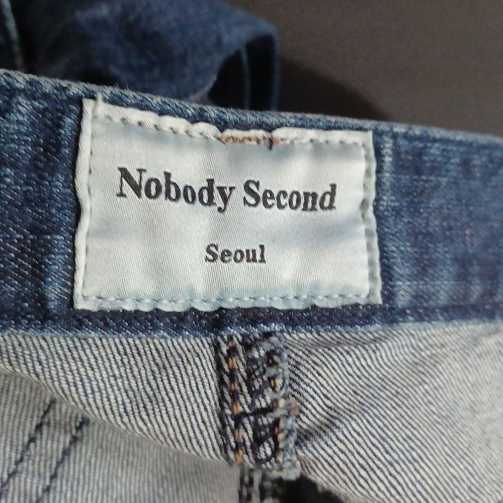 4115....Nobody Second Skinny Jeans Size 27", W26" 25"Inseam 10"Rise