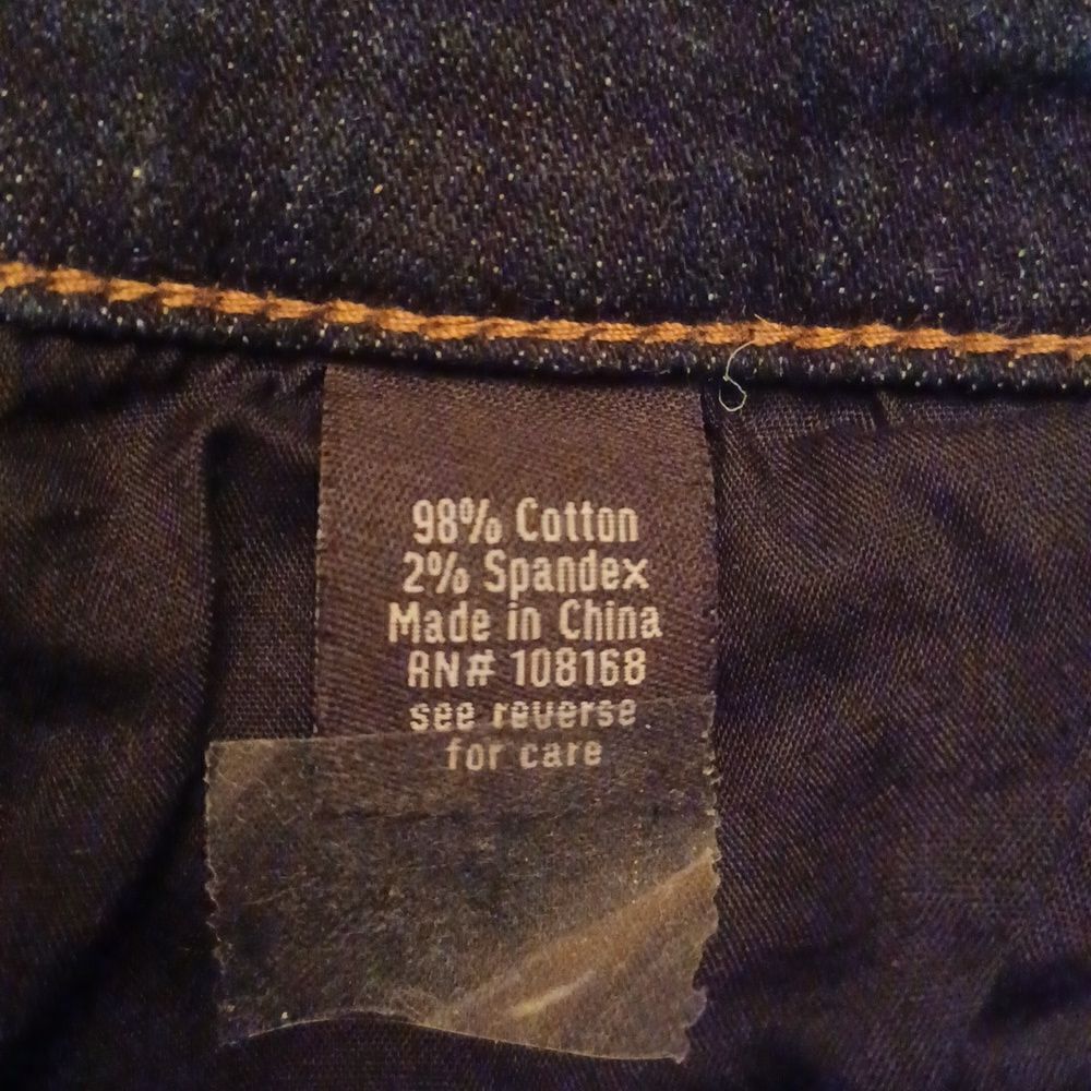 637037....Men's RSQ Slim Straight Jeans Size 29X32, 9"Rise