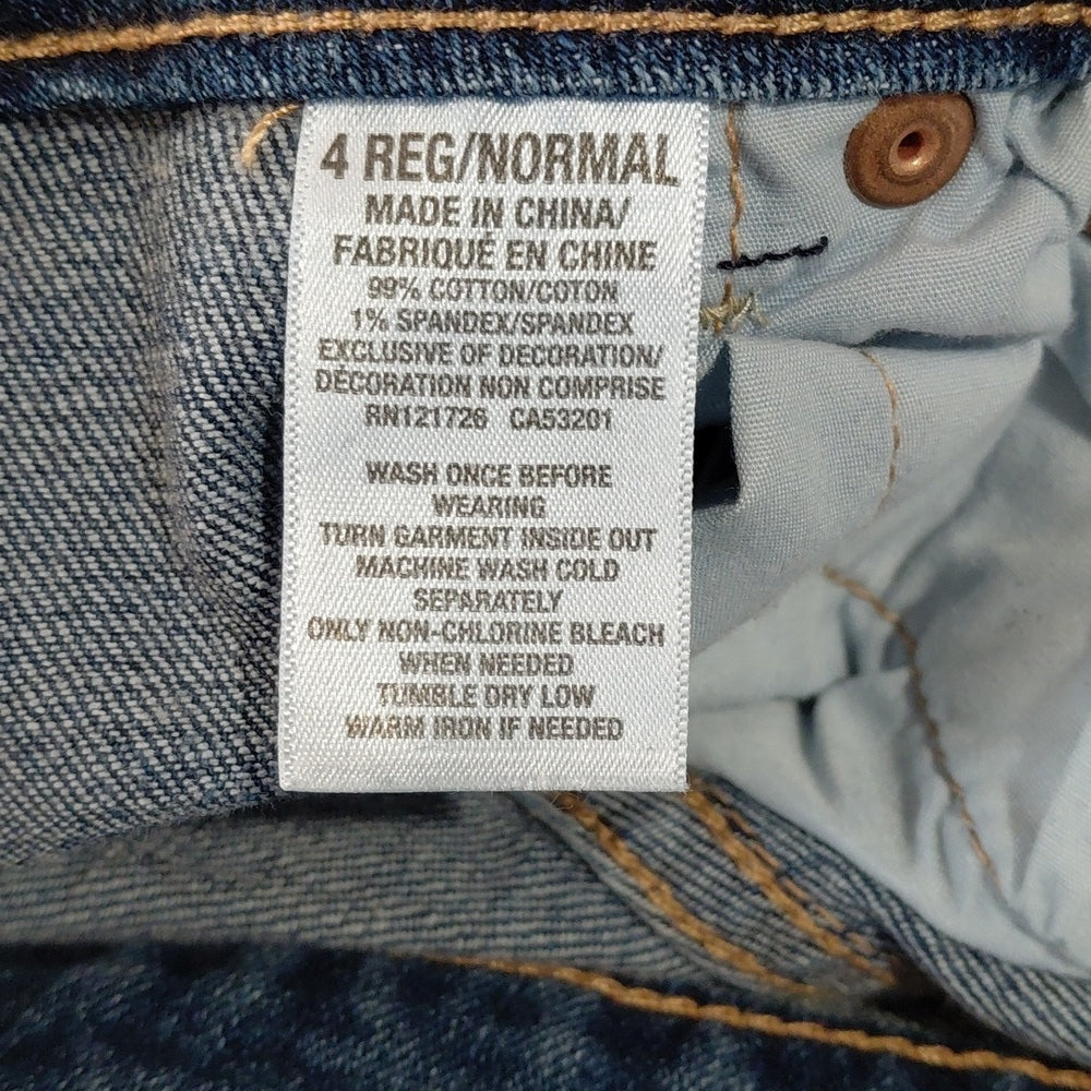 41595...Aeropostale Skinny Jeans Size 4R, 28"W, 30"Inseam, 7"Rise