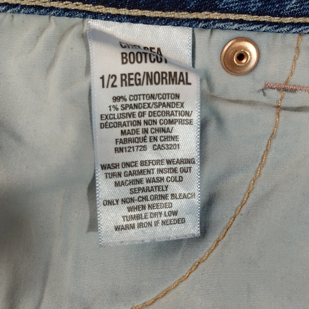 50359..Aeropostale Bootcut Jeans Sz 1/2 Reg/Normal, 26"W, 29"Inseam, 7"Rise