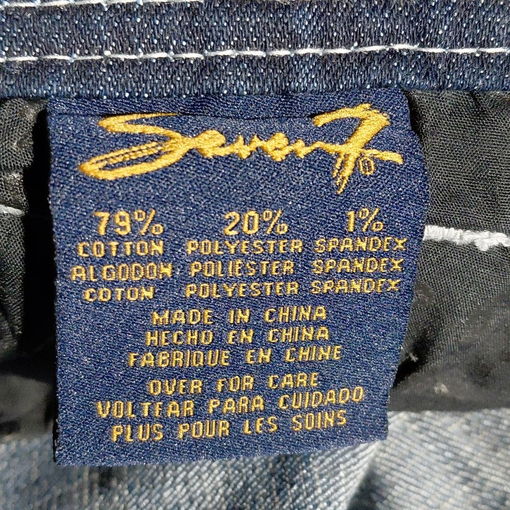 5069...Seven7 Bootcut Jeans Size 27, 32"Inseam 7"Rise