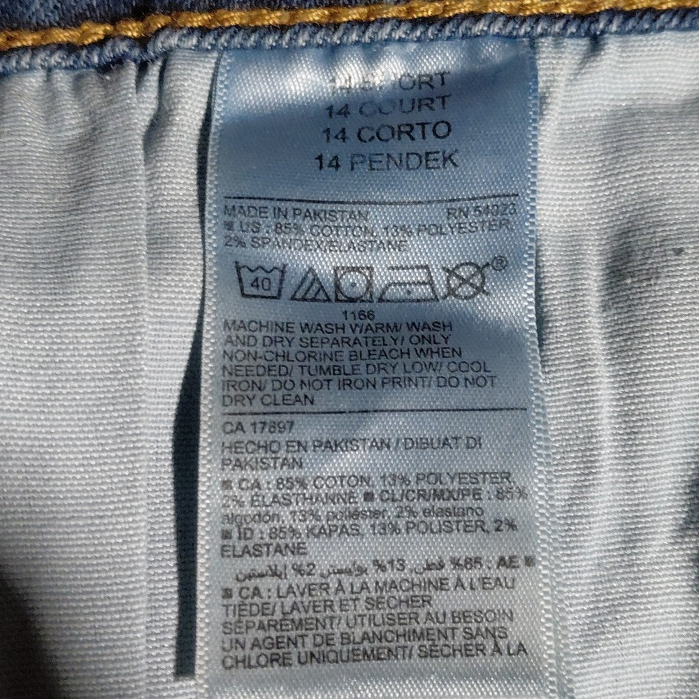 62126....Old Navy Rockstar Skinny Jeans Size 14 Short, W32" 25"Inseam 10"Rise