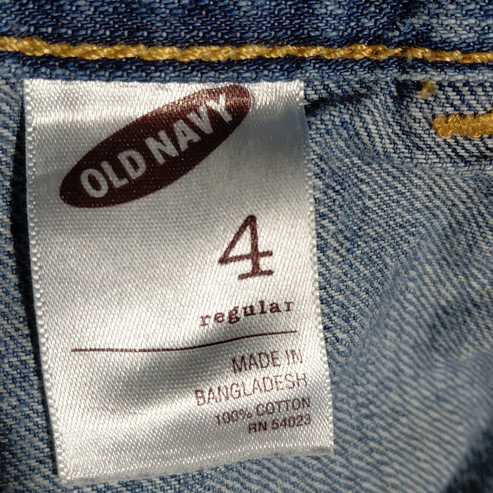 52135...Old Navy Diva Bootcut Jeans Size 4R W28, 29"Inseam 7"Rise