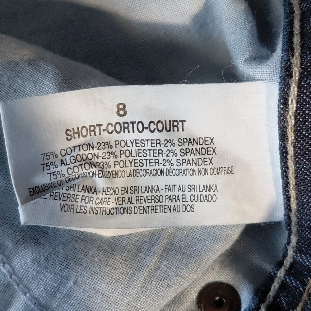 12238..Gloria Vanderbilt Straight leg Size 8 Short, W28" 27"Inseam 10"Rise