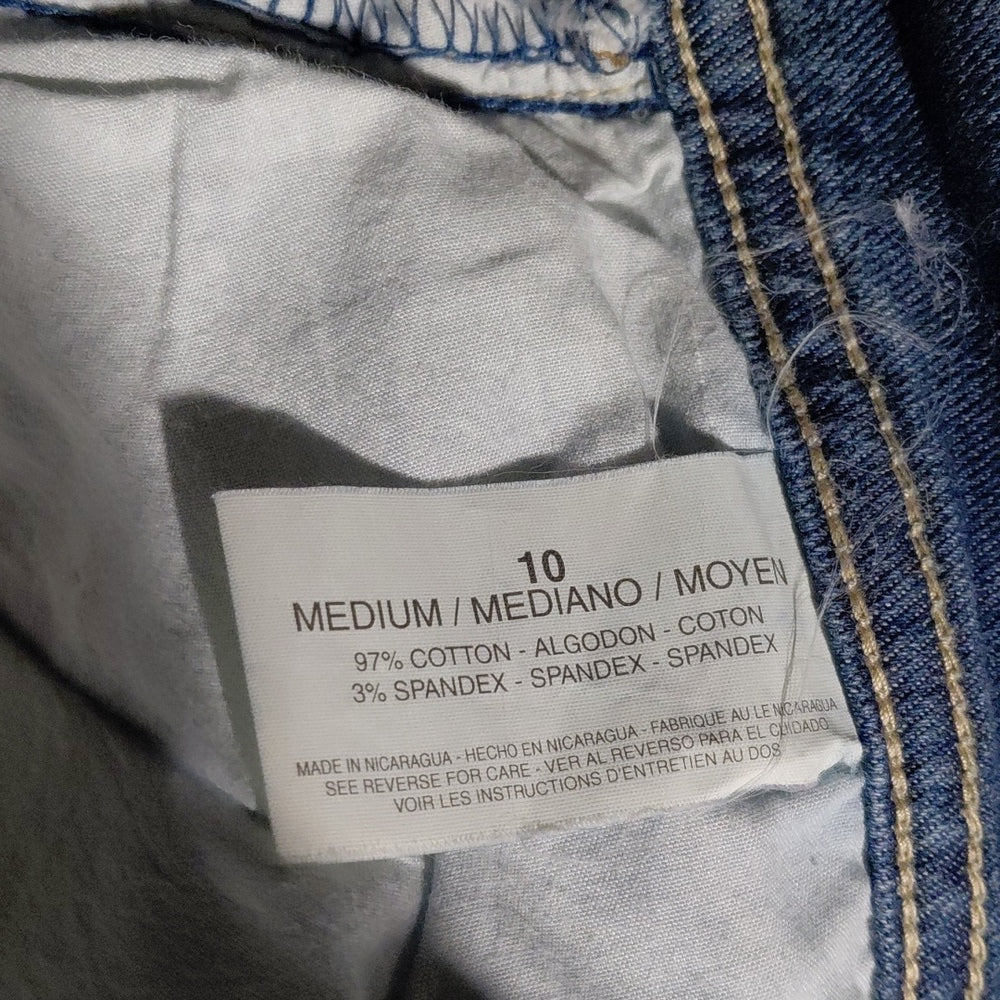 10838..Women’s Gloria Vanderbilt Wide leg Jeans Size 10M, W30" 29"Inseam 11"Rise