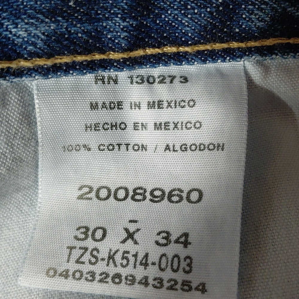 536225....Lee Regular Fit Jeans Size 30X34, 10"Rise,
