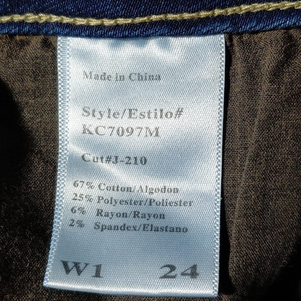 577023...Kancan Skinny Jeans Size W1 24, 28"Inseam 8"Rise