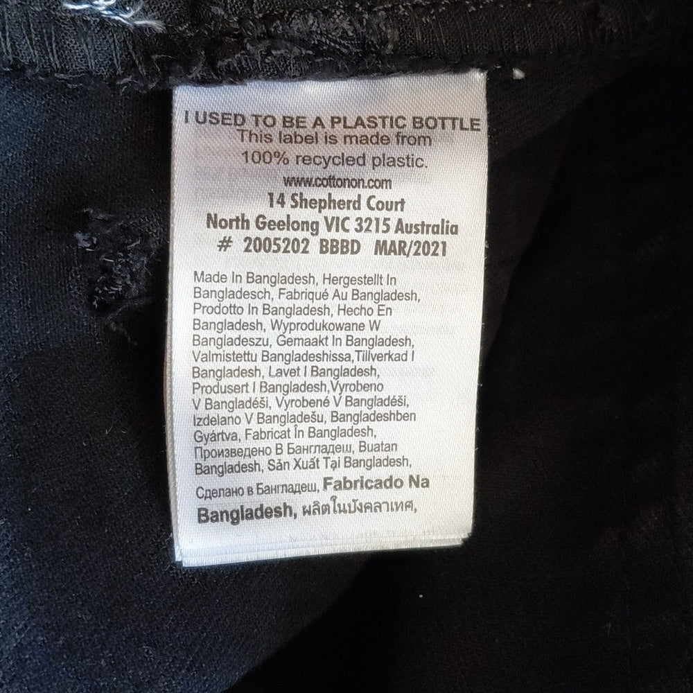 302513....Cotton On Mid-Rise Skinny Jeans Size 4, W24" 29"Inseam 9"Rise