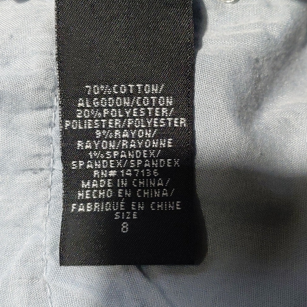 577635....1822 Denim Skinny Jeans Size 8, W28" 27"Inseam 9"Rise