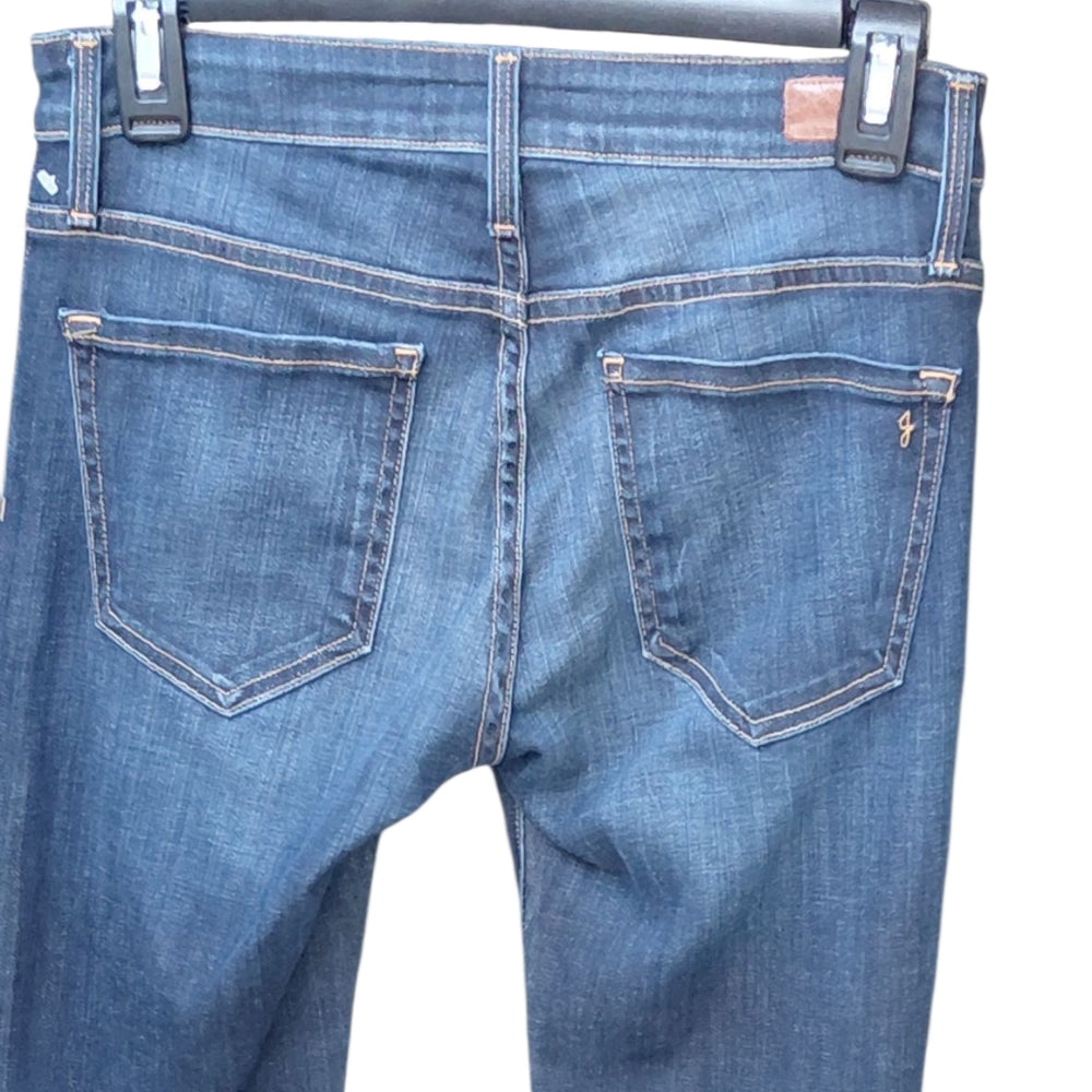 8244...Women's Joie Flare Jeans Size 25, 8" Rise 34 1/2" Inseam