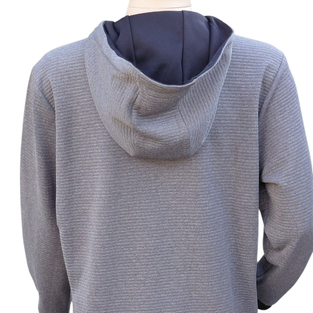 8271....Men's MSX Black and Gray Hoodie Size Large