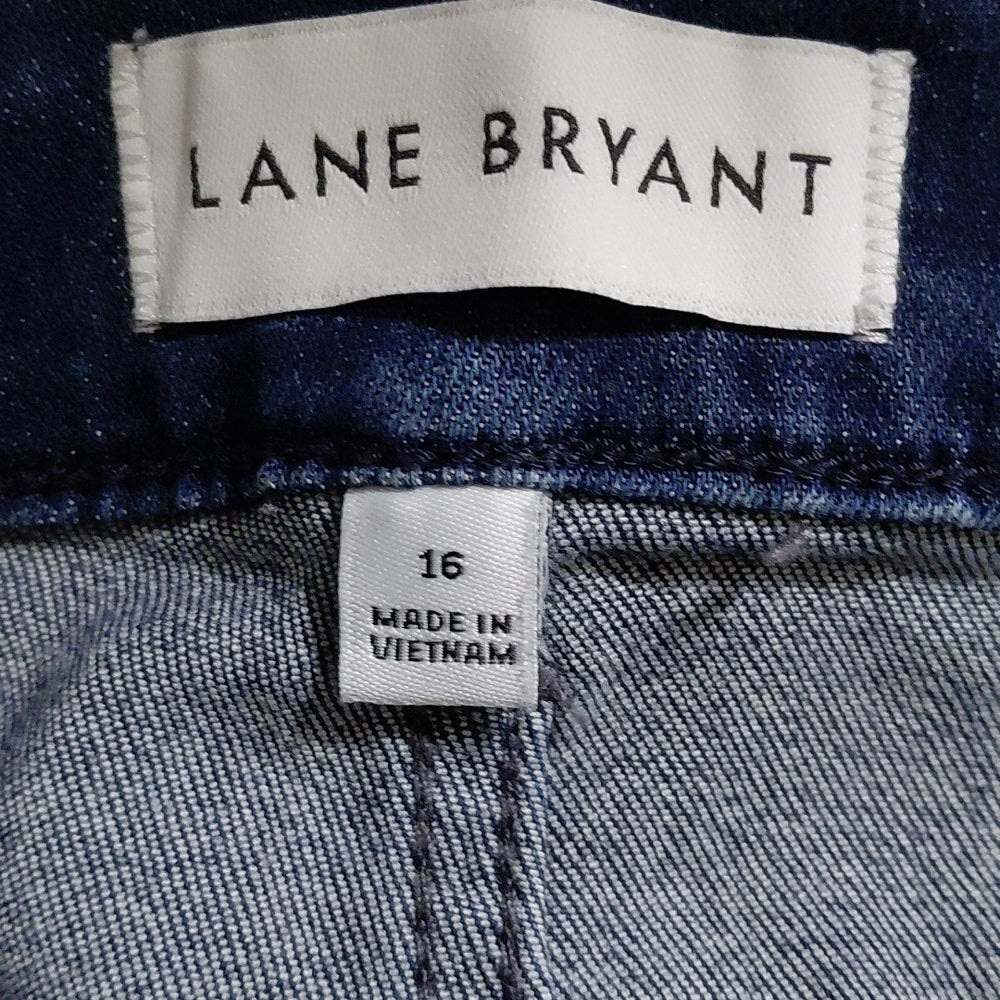 93311....Women's Lane Bryant Straight Leg Jeans 16, W36", 30" Inseam 11"Rise