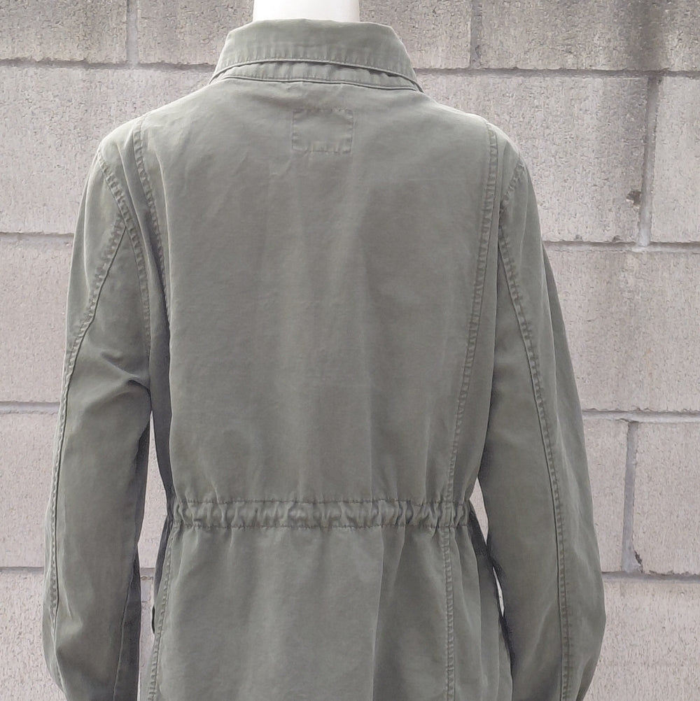 7033A...Olive Green Women's Old Navy Jacket Size LG