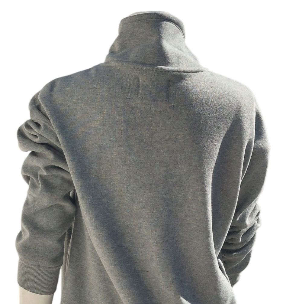 7076..Men's Green Zip Up Long SLeeve Sweater Size Small