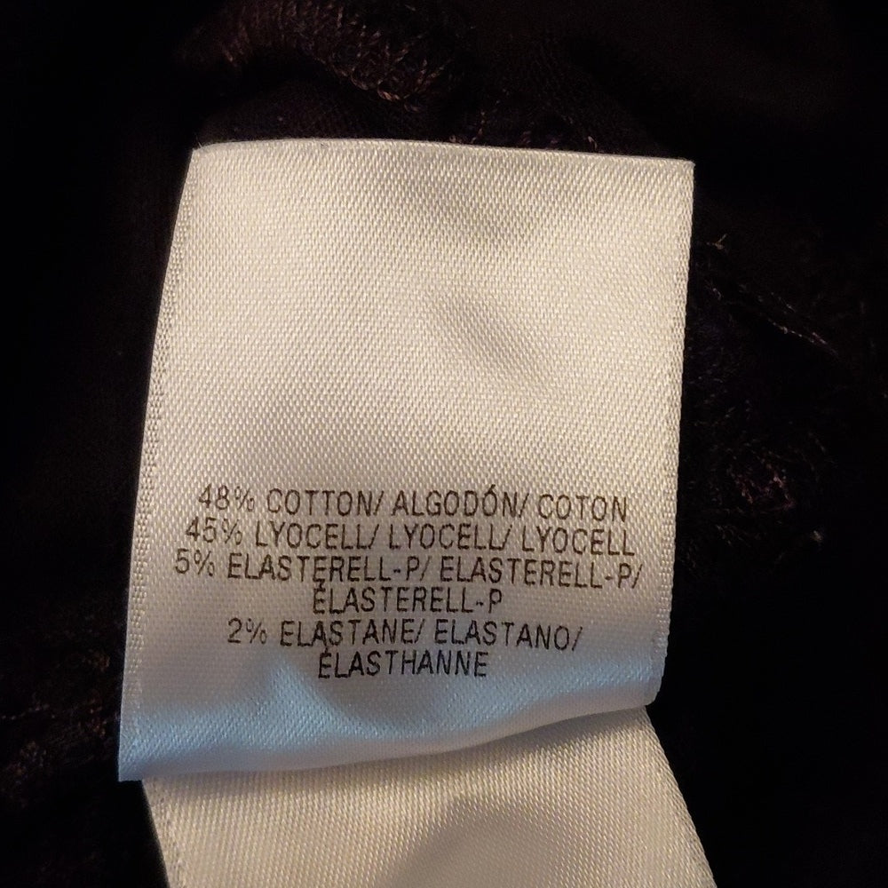 7084...Women's Black Hudson Skinny Jeans Size 27, W24" Inseam, 9" Rise