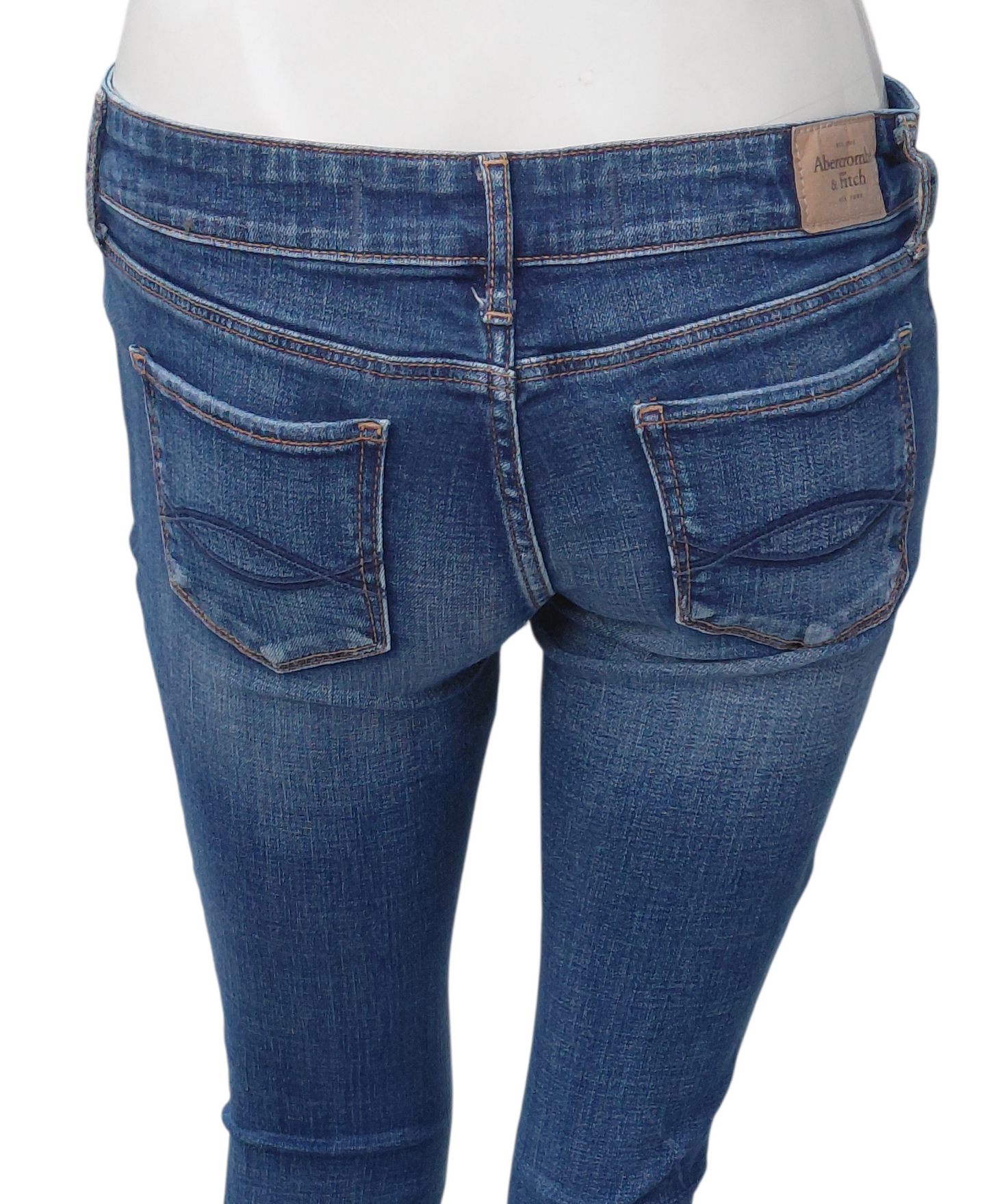 639314....Abercrombie &Fitch Skinny Jeans Size 4, W27, 7"Rise