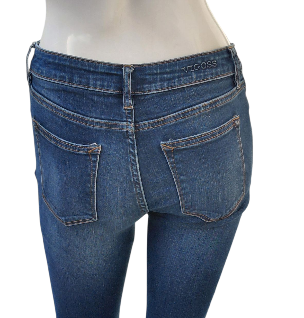 10181...Vigoss Skinny Jeans Size 24, W26" 26"Inseam 7" Rise