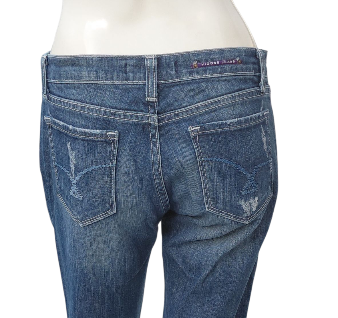 672644...Preowned Vigoss Bootcut Jeans Size 5, W30" 29" Inseam 7 1/2"Rise