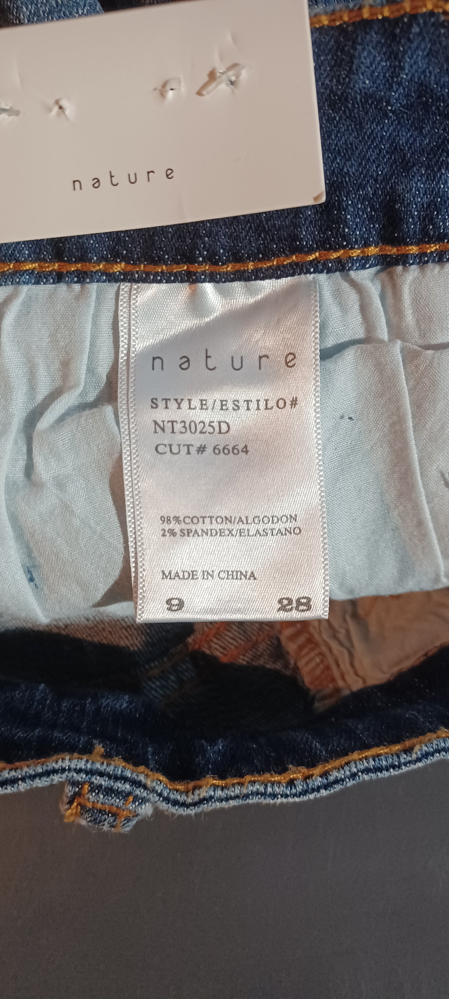 Sku 416131 Nature High Rise Skinny Jeans Size 9/28