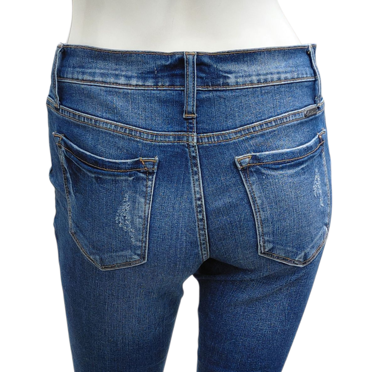 63558....Women's Preowned Kancan Skinny Jeans Size 27, W26" 29"Inseam 8"Rise