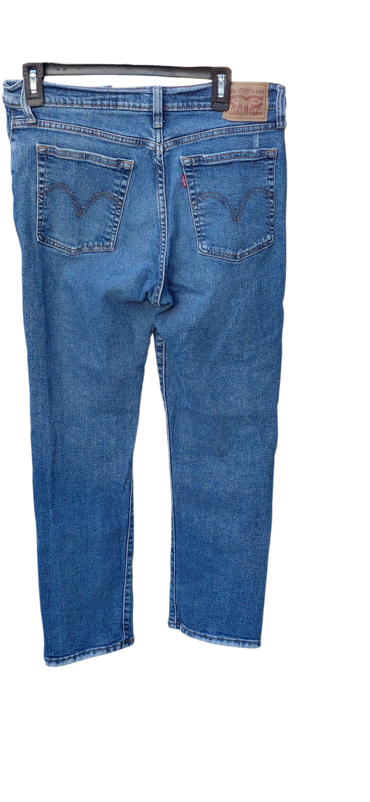 8263.....Women's Preowned Wedgie Straight Leg Jeans Size 30