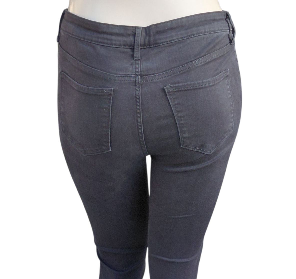 666643.....Women's Preowned Navy Rockstar Super Skinny Jeans Size 14, W32, 27"Inseam 9"Rise