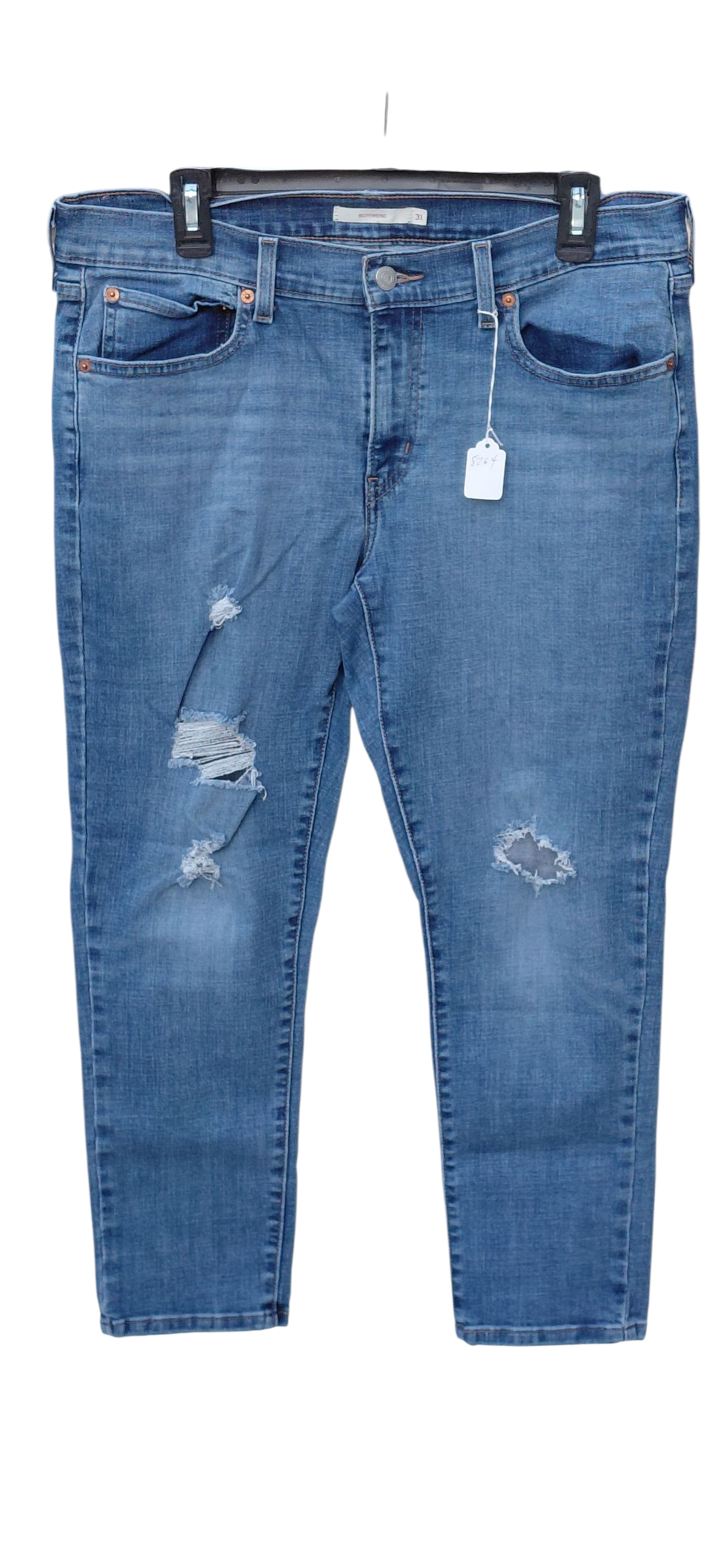 Sku 8219....Women's Preowned Levis Classic Blue Women's Jeans Size W24 L30