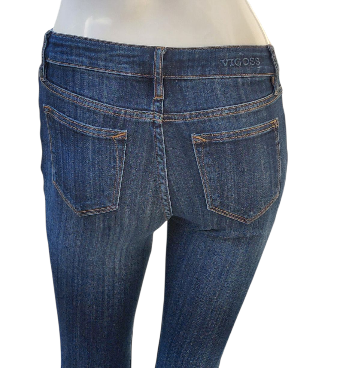 700154.....Preowned Vigoss Skinny Jeans Size W24 L28, 7"Rise